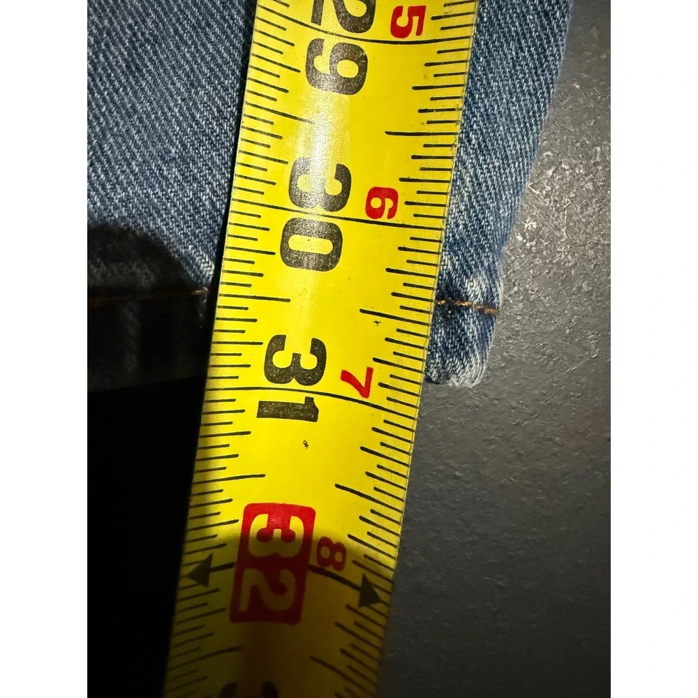 Levis 559 Relaxed Straight Jeans Mens 34x32 Blue Red Tab Y2K Denim